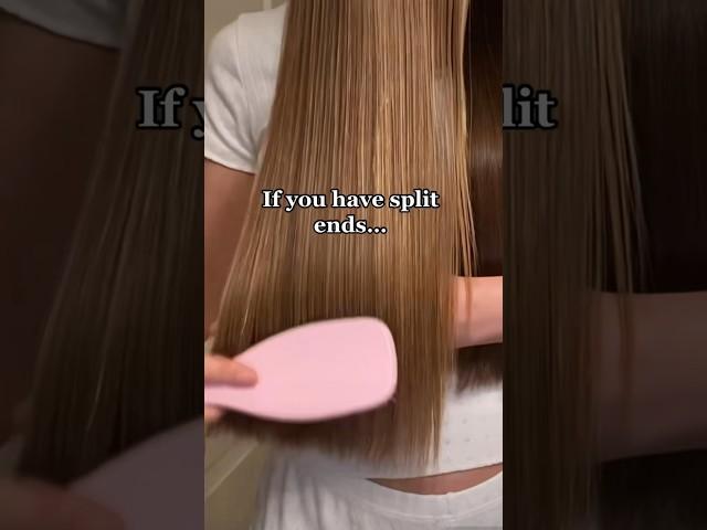 If you want to get rid of split ends… you have to cut them off! #haircare #haircareroutine #hair