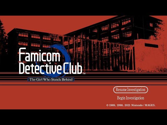 Switch Longplay [064] Famicom Detective Club: The Girl Who Stands Behind