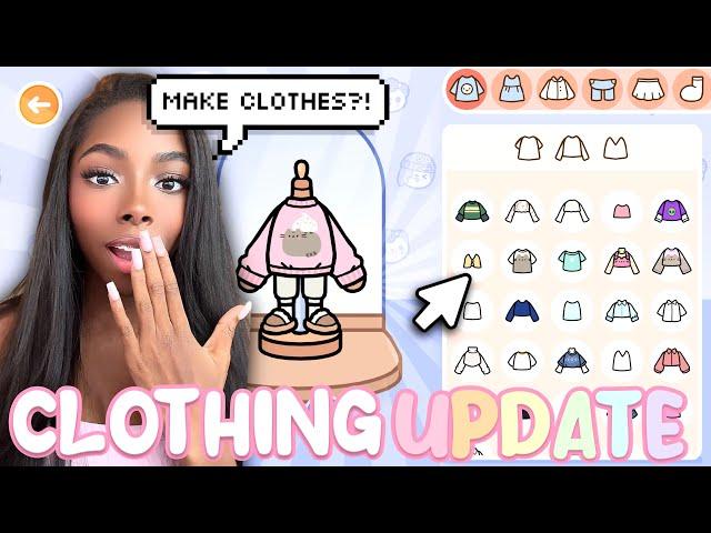 CLOTHING MAKER UPDATE! (500+ ITEMS)  | with voice  | Toca Life World