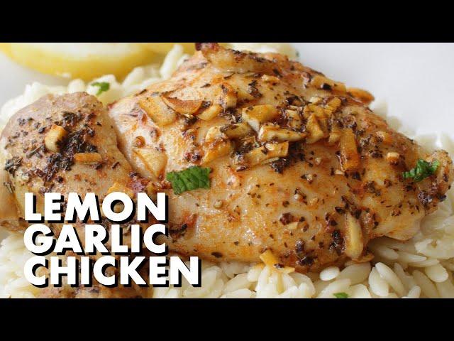 Easy Lemon and Garlic Chicken - Single Serving Recipe