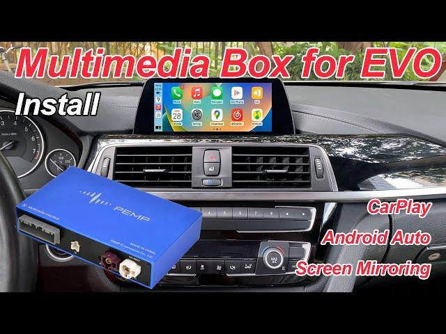 PEMP bmw EVO CarPlay and Android auto MMI box install