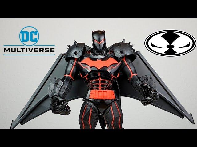 DC Multiverse Hellbat McFarlane Toys close up view | Comic Toy Hunter