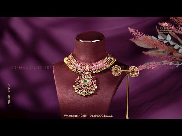 Tradtional Gold Kundan Kanti Sets  | Krishna Jewellers Pearls & Gems