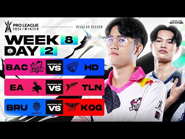 การแข่งขัน RoV Pro League 2024 Winter | รอบเก็บคะแนน Week 8 Day 2