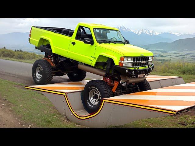 Cars vs Upside Down Speed Bumps Challenge in BeamNG Drive! (LONG VIDEO)