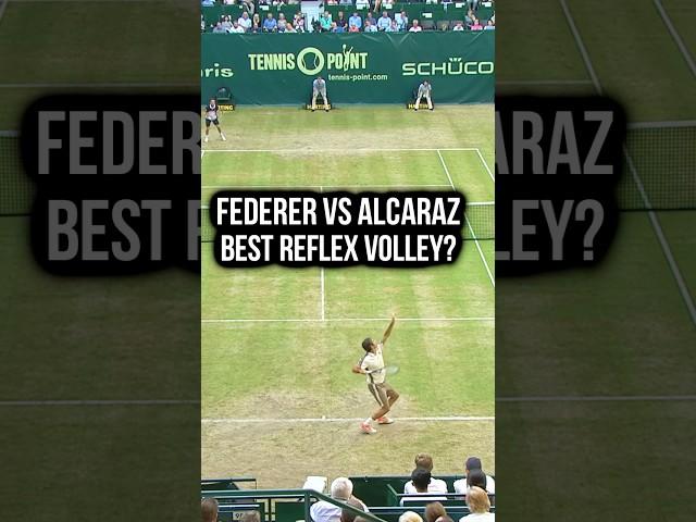 Federer vs Alcaraz - Best Reflex Volley?