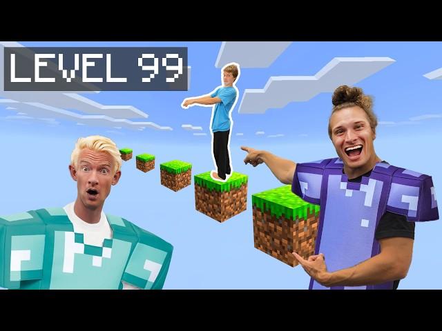 Parkour Pros try Minecraft!