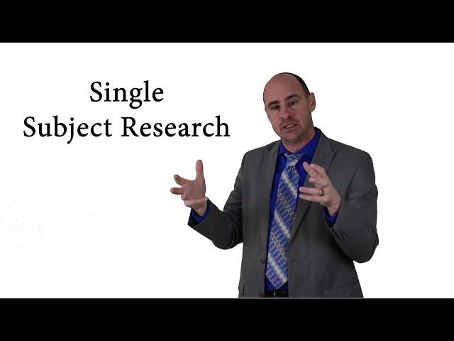 The hard science behind ABA! (single subject research part 1)