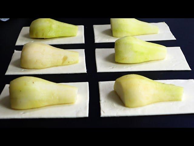 If you have puff pastry and pears, you will be delighted! Quick and easy!