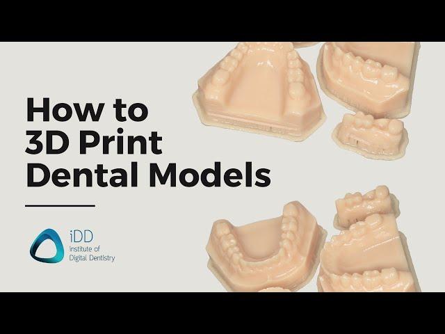 Step-by-Step Guide: How to 3D Print Dental Models with Formlabs 3B+ Printer | iDD