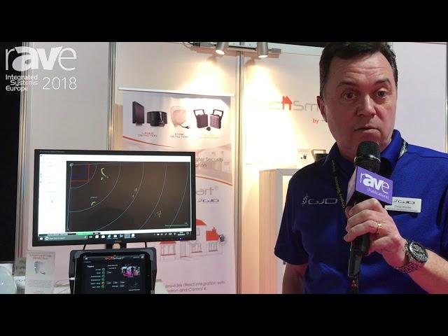 ISE 2018: GJD Shows Its D-TECT Laser Line of Motion Detectors for Home Automation