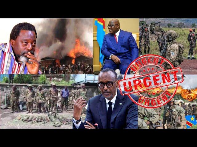 URGENTUNE FERME DE L'ANCIEN PRÉSIDENT JOSEPH KABILA A KASHAMATA EN FEU150 M23 NEUTRALISE DANS ...