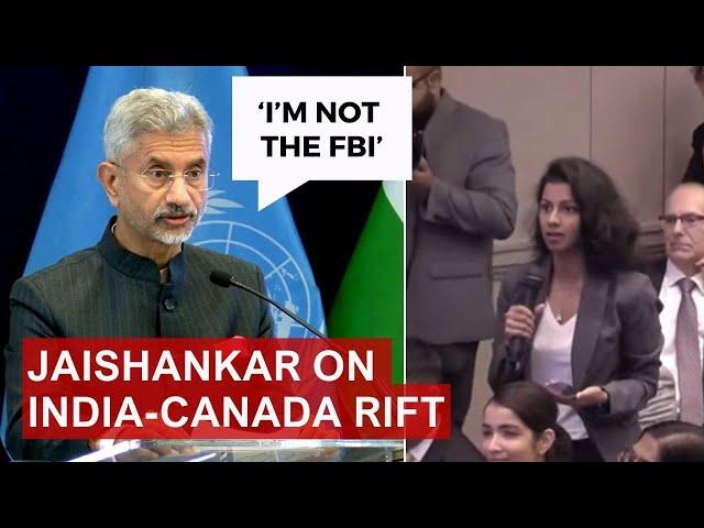 "I'm Not The FBI..." I What Jaishankar Said to Question on Nijjar, Canada & Five Eyes