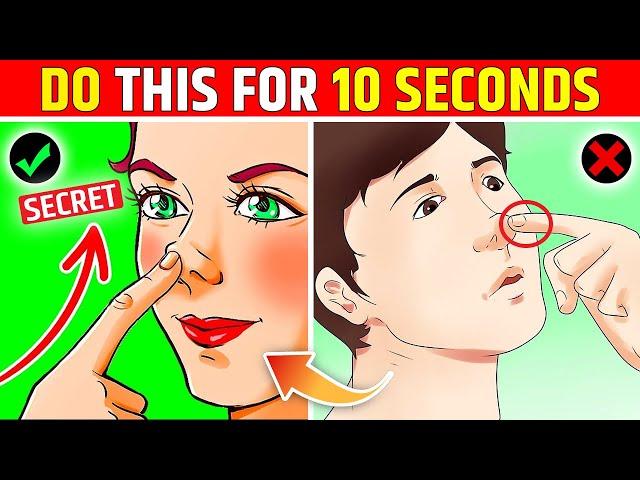 Push Your Nose Upward for 10 Seconds, See What Happens