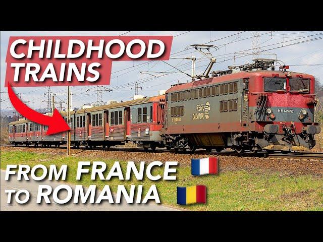 Review of the former SNCF regional train in Romania with Regio Călători