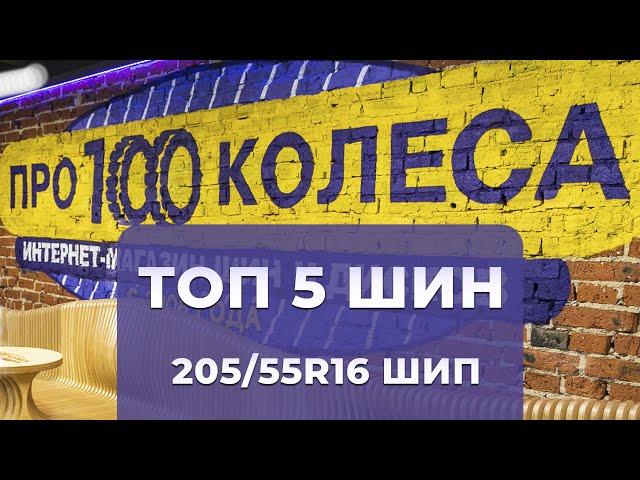 ТОП 5 зимних шипованных шин в размере 205/55R16 от магазина ПростоКолеса.РФ - сезон 2024/2025г.