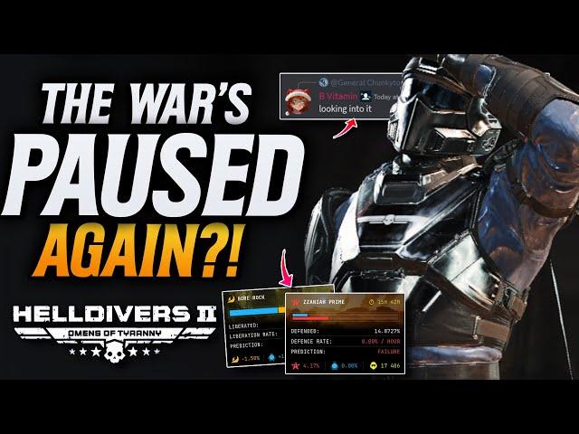 Helldivers 2 War Has Been Paused Again?! What's Happened!