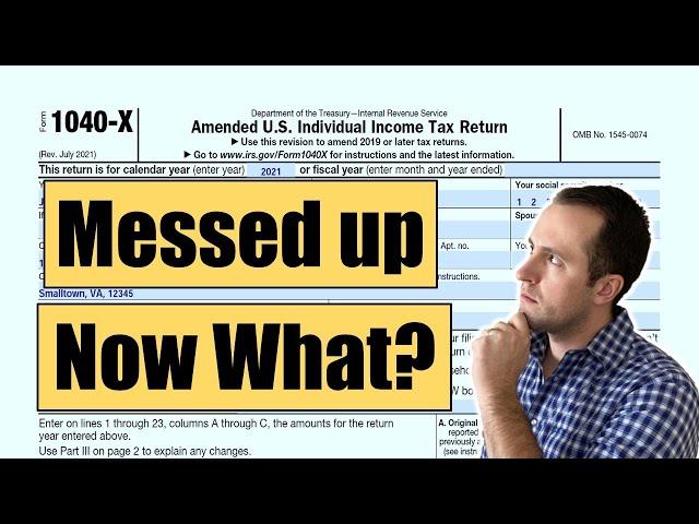 IRS Form 1040-X | How to File an Amended Tax Return