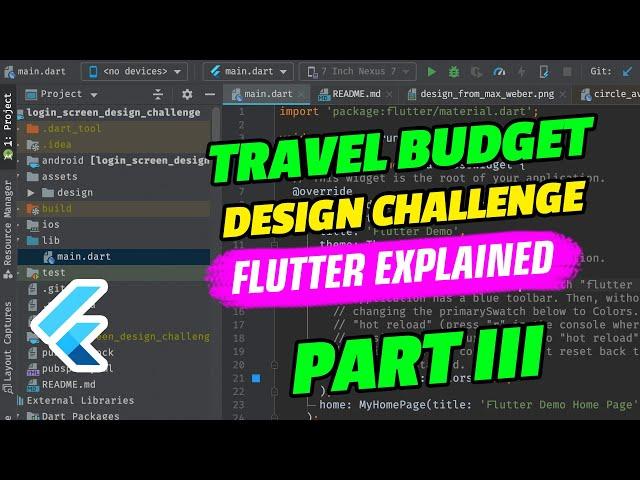 Travel Budget Login Design Challenge - Part 3 - Flutter Explained