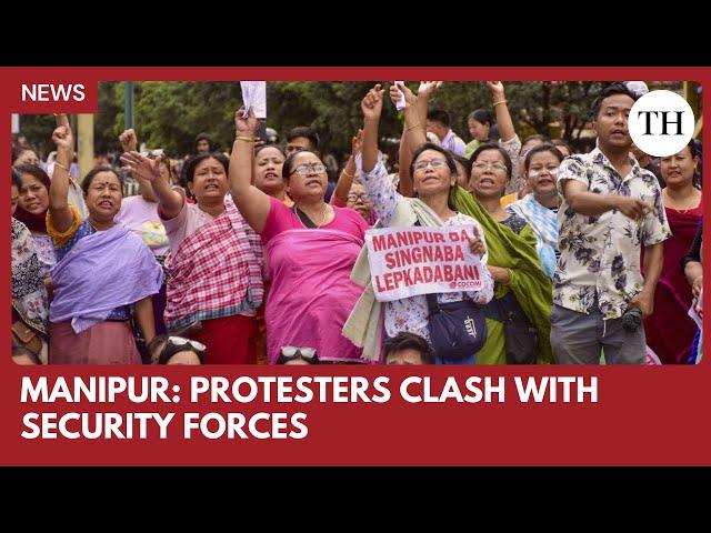 Manipur: Protesters clash with security forces near Raj Bhavan