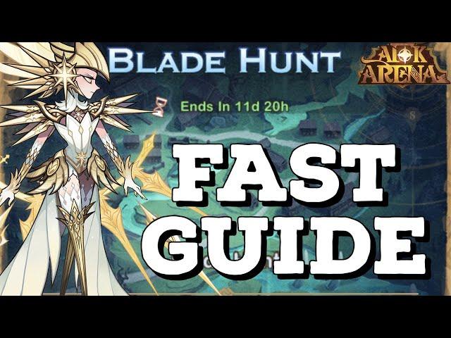 BLADE HUNT - VOYAGE OF WONDERS! FAST GUIDE [MICHAEL - AFK ARENA]