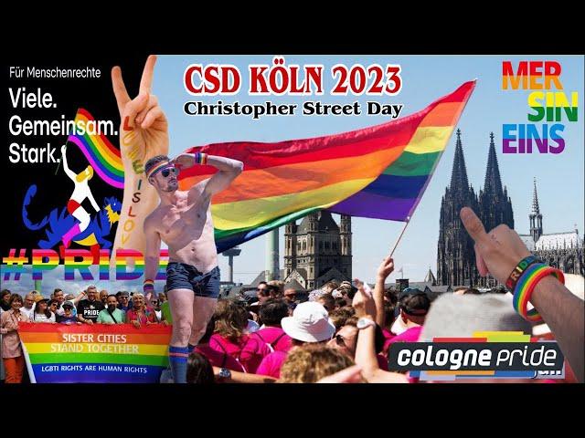 CHRISTOPHER STREET DAY FOR HUMAN RIGHTS | CSD COLOGNE GAY PARADE 2023