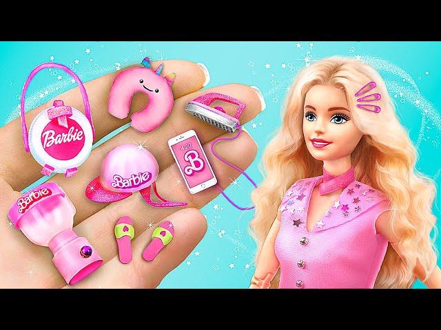 Barbie on Vacation! 30 Doll Hacks and Crafts