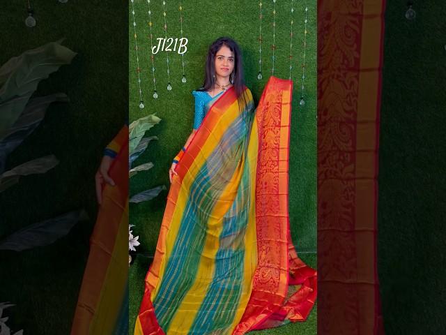 Chiffon sarees at 499 only. limited stocks #chiffonsaree #budgetsarees #offer #dailywear #shorts