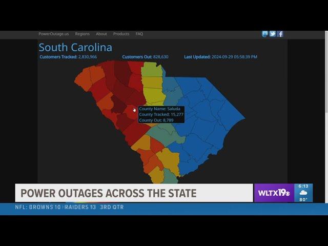 Latest on restoring power in South Carolina, flooding threat | Full update