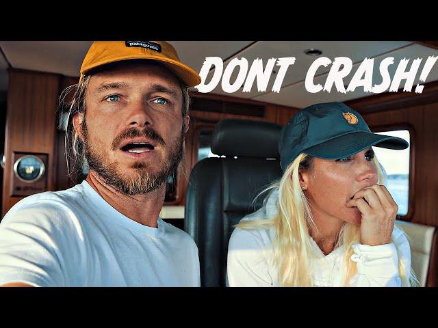 DONT CRASH THE BOAT! Navigating difficult waterways aboard  trawler Mermaid Monster! #155