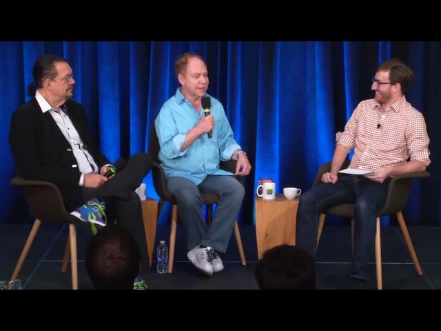 Teller explains why he remains silent on stage