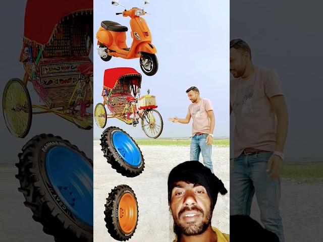 Scooter auto cycle ll Pawan #automobile #funny #vfx #comedy #love #fun #jcb #song #motivation