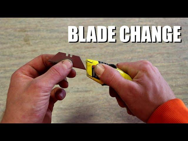 How to Change a Blade on a Stanley Utility Knife