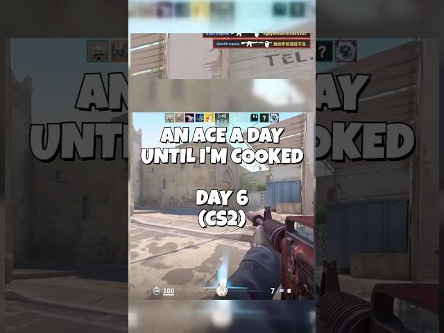 daily gaming clips #6 (An ace a day until I'm cooked) #cs2 #ace
