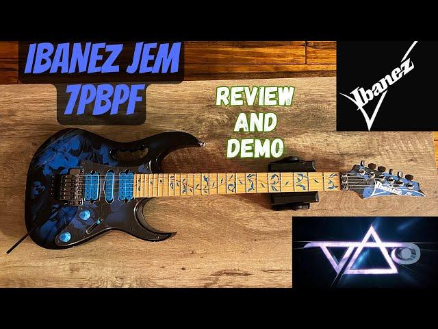 Ibanez Jem 7 PBFP - Review And Demo - These Guitars Are Quite Amazing!