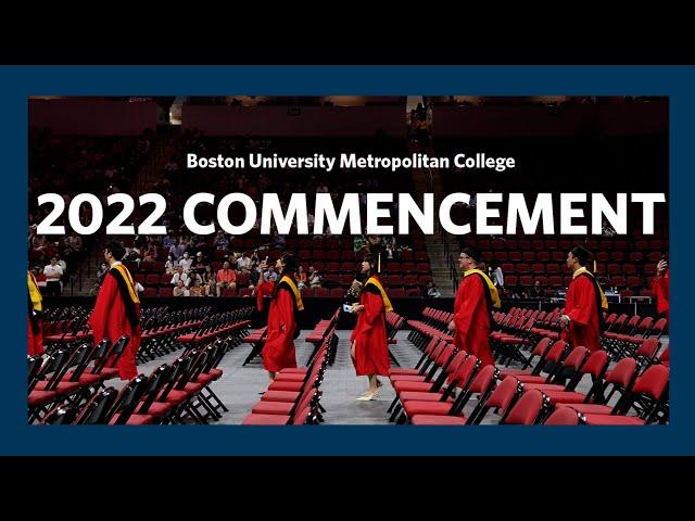 2022 Metropolitan College Commencement