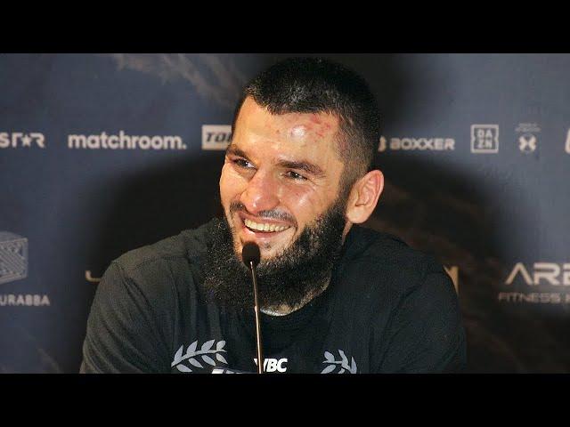 Artur Betebiev FIRST WORDS after beating Dmitry Bivol; talks rematch at Post Fight Press Conference