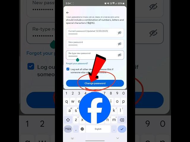 facebook password change | facebook ka password kaise change kare | how to change facebook password