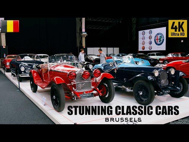 Autoworld Car Museum in Brussels | BELGIUM Walking Tour 4k60fps 2022