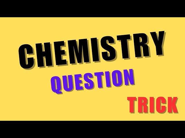 Organic Chemistry Most Important Question