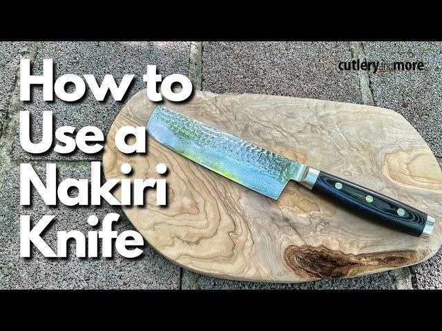 How to Use a Nakiri | The Vegetable Knife!