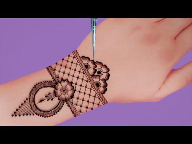 Very beautiful stylish front hand mehndi design | easy mehndi design | mehndi ka design | mehndi