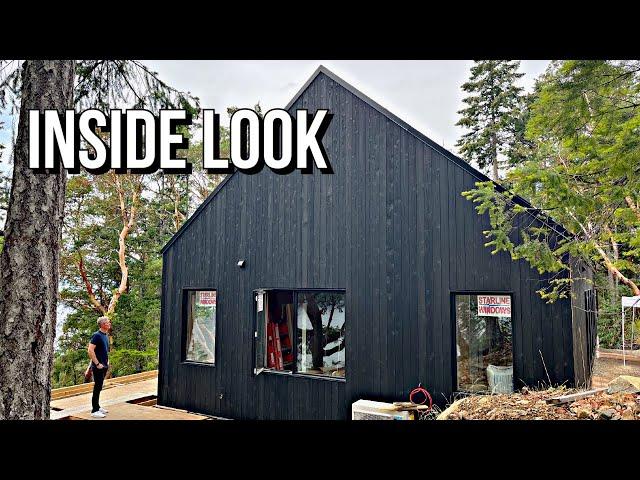 They Built a 1700 square foot PREFAB HOME with 20 foot ceilings… Wow