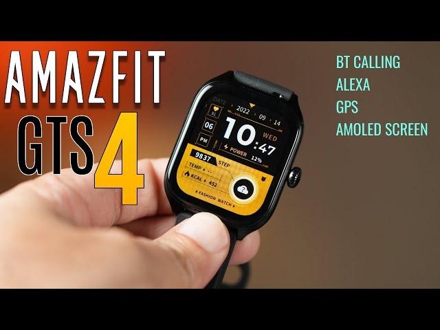 Amazfit GTS 4 Compact power packed Smartwatch (fully Loaded)