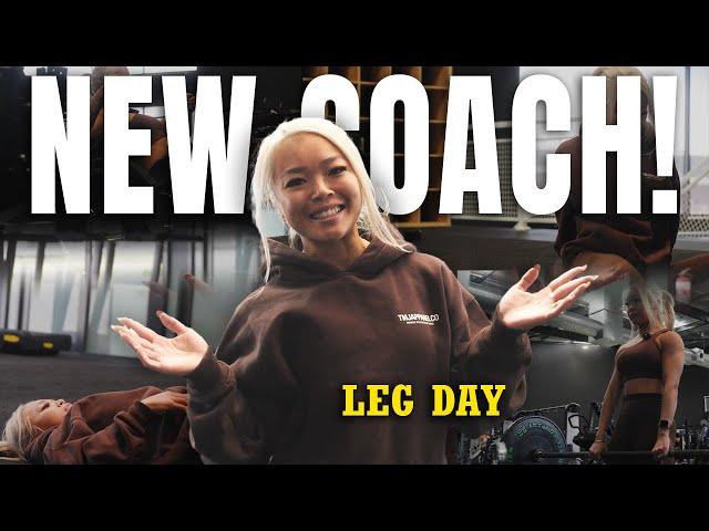 Reverse diet phase , LEG DAY anddd NEW COACH announcement ! IFBB bikini pro vlogs