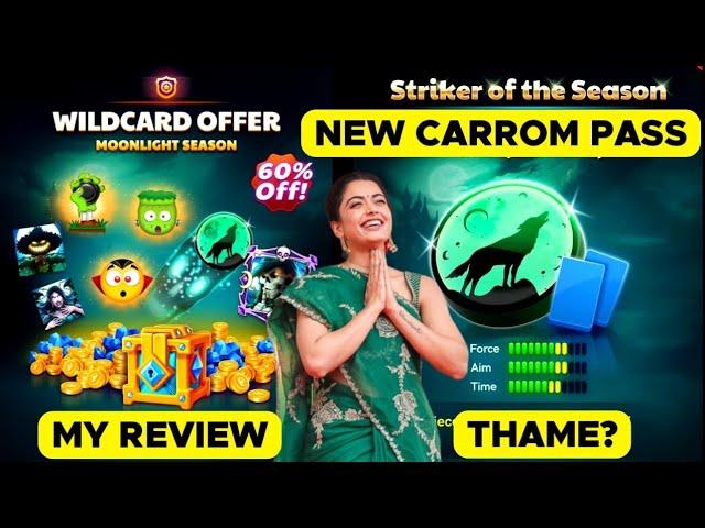 Carrom Pool New Carrom Pass Review | Moonlight First Look | Jamot Gaming