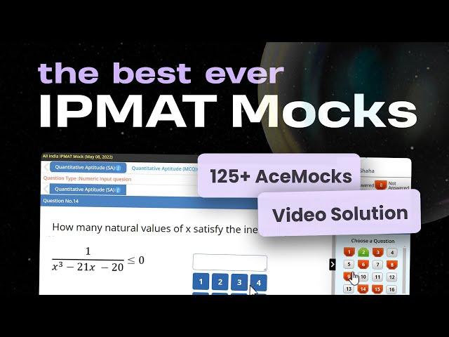 IPMAT Indore Mock Test Series | 125+ Mocks | AceMocks