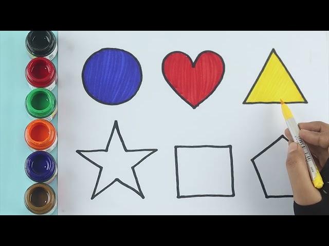 Learn Shapes, Colors, shapes for children, drawing for kids, drawing, shapes name, drawings shapes