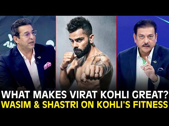 #WasimAkram & #RaviShastri Reveal #ViratKohli’s Intense Fitness Routine | #ChampionsTrophy | ZA1F