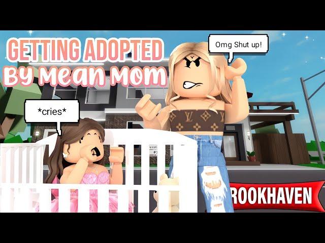 Getting Adopted By A Mean Mom | Brookhaven Rp (Roblox)